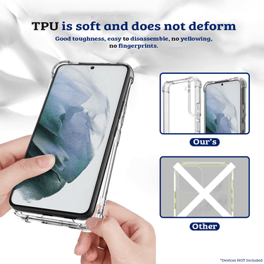 Samsung Galaxy S24 Ultra Compatible Case Cover With Hybrid Solar Crystal